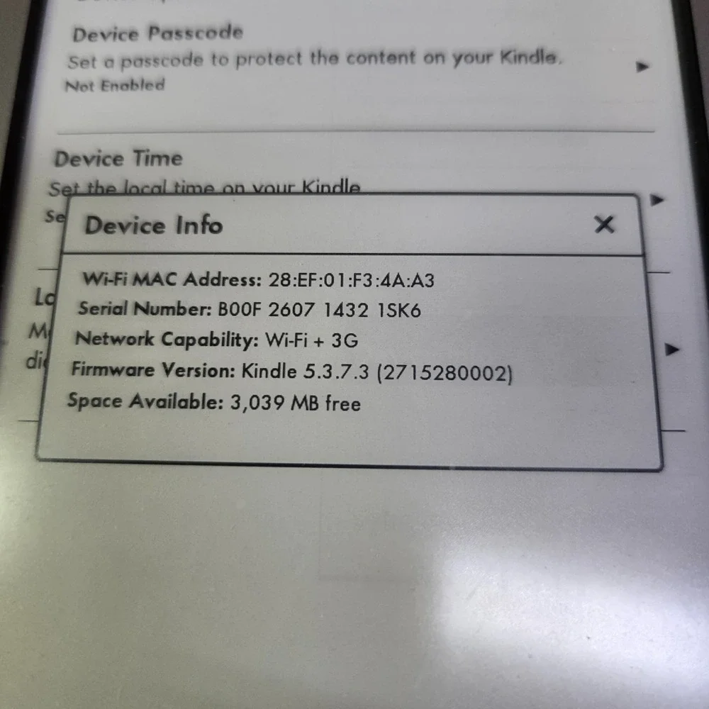Amazon Kindle Touch 4th Generation Model D01200 Tested and Working